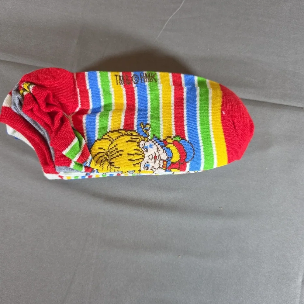 NWT 6-pack Rainbow Brite Women's No Show Socks Size 4-10